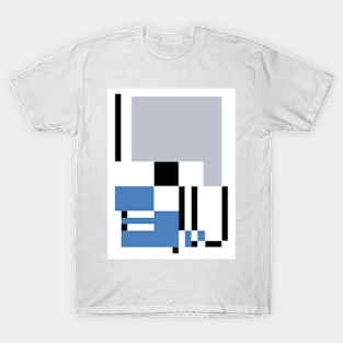 Blue Abstract #04 T-Shirt